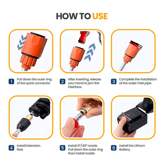 SprayMax™ | High-Pressure Water Gun