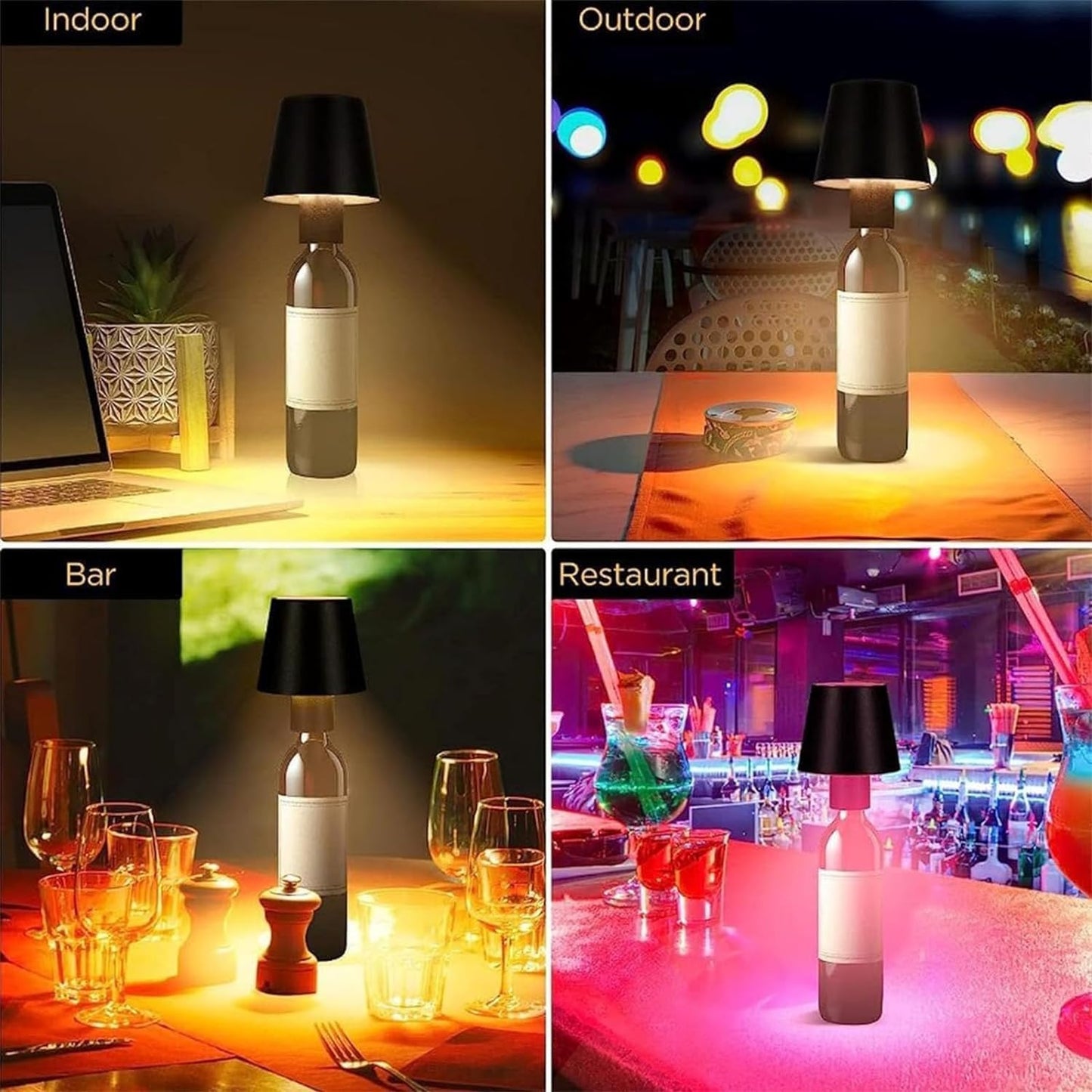 Bottle Lamp™ | Wireless & Rechargeable